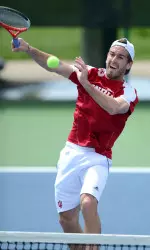 Senior Isade Juneau won at number one doubles and number three singles.