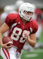 Tight end Anthony Corsaro was named Indiana's 2012 Outstanding Walk-On Player of the Year as a true freshman.