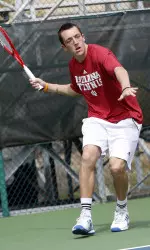 Senior Josh MacTaggart took a win at number two doubles and number one singles.