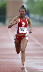 Senior Courtney Woodard is in third place after day one of the heptathlon at the Big Ten Outdoor Championships.