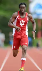 Cornelius Strickland ran 10.35 seconds in the 100m.