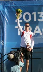 Derek Drouin is now a three-time USTFCCCA National Field Athlete of the Year.