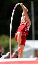 IU alum Jeff Coover cleared a lifetime best to take fourth in the pole vault, just one place out of a spot on Team USA for the IAAF World Championships in Moscow.