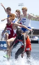 De'Sean Turner took third in the U.S. 3,000m Steeplechase final to clinch his spot in the IAAF World Championships.
