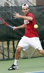 Indiana's Isade Juneau fell to Ray Sarmiento of the United States a the World University Games.