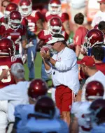 The Hoosiers scrimmaged under the Memorial Stadium lights on Saturday.