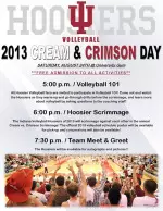 Your first chance to see the Hoosiers this season comes this Saturday, as IU hosts Cream and Crimson Day.