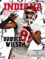 Senior wide receiver Duwyce Wilson is featured on this week's game program cover.