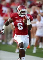 Tevin Coleman gained 169 yards and scored twice on 14 carries.