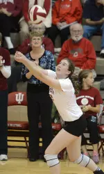 Jordan Haverly led the Hoosiers with 11 kills.