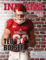 Senior tight end Ted Bolser is featured on this week's game program cover.