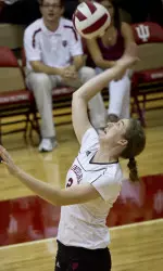 Jordan Haverly had a team-high 10 kills, moving her career total to 1,499.