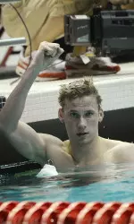 Junior Steve Schmuhl is a member of the 2013-14 USA Swimming National Team in the 200 IM and 400 IM.