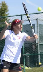 Gabrielle Rubenstein teamed with Kim Schmider for a victory on Monday.