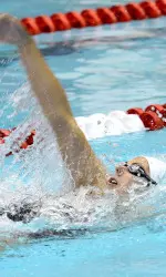 Brooklynn Snodgrass took titles in the 100 backstroke, 200 backstroke, 200 medley relay and 400 freestyle relay in a victory over Purdue Saturday.