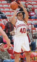 Freshman Lyndsay Leikem scored a career high 18 points against Northwestern.