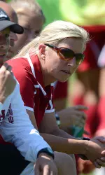 Amy Berbary is entering her second season as the head coach at IU