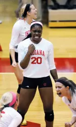 Nwaeze is seventh in the Big Ten in blocks.