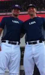 C Kyle Schwarber and 1B Sam Travis