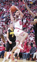 Will Sheehey had 30 points against Iowa on Thursday.