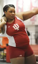 Senior Kyla Buckley has the sixth best throw in the NCAA this season.