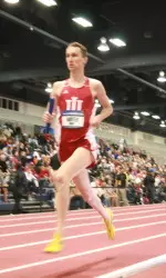 Junior Rorey Hunter ran the fastest anchor leg in the field.