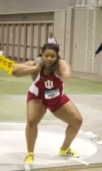 Senior Kyla Buckley finished ninth at the NCAA Indoor Championships.