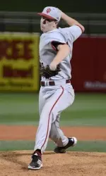 Christian Morris worked eight impressive innings on the mound