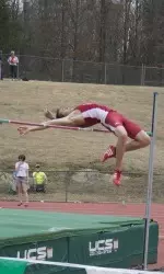 Stephen Keller posted the second best mark in the high jump.