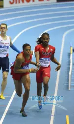 IU alum Kind Butler III won gold at the 2014 World Indoor Championships