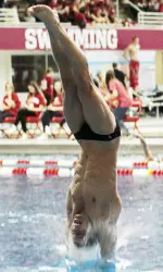 Darian Schmidt is the Big Ten Diver of the Year for the second year in a row.
