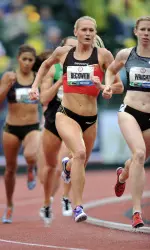 IU alum, now professional athlete Molly Beckwith will run in the meet on Friday at the IU track.