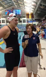 IU sophomore Brooklynn Snodgrass will represent her native Canada at the 2014 Commonwealth Games and 2014 Pan Pacific Championships.