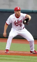 Sam Travis was named Big Ten Player of the Week for the second time this season on May 13.