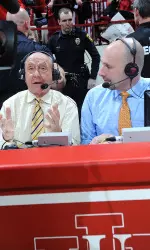 Dick Vitale (left)