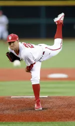Senior Joey DeNato was named Big Ten Pitcher of the Week for the third time this season.