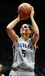 Liz Stratman averaged 13.1 points, 6.8 rebounds and 2.7 blocks per game for Butler last season.