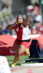 Buckley posted a mark of 17.45m, the second best mark in school history.