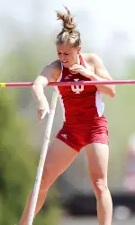 Ahbe finished runner-up at the NCAA Outdoor Championships.