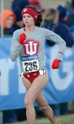 Mundy competes for the Hoosiers at the NCAA Cross Country Championships in November.