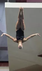 Jessica Parratto finished 14th in the 10-meter platform competition at the FINA Diving World Cup on Friday.