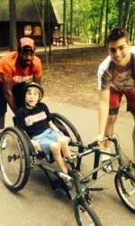 Robert Johnson (left) and Max Hoetzel (right) at Camp Riley