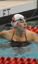 Brooklynn Snodgrass posted an eighth-place finish in the 100 backstroke at the Commomwealth Games Saturday.