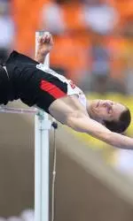 Drouin cleared 2.31m (7-7) to win the Gold Medal.