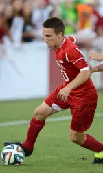 Tanner Thompson picked up his second assist in as many matches in IU's 1-0 win over Kentucky Friday night.