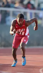 Kinnaird holds the IU school record in the 600m dash.