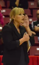 Indiana assistant coach Randi Raff