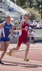 Senior Rorey Hunter ran 4:03.95 in the mile.