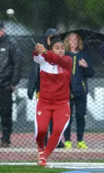 Nakel McClinton set the second best mark in school history in the weight throw.