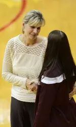 IU head coach Sherry Dunbar-Kruzan